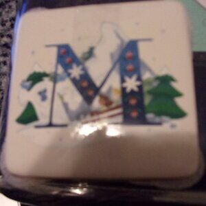 M is for Matterhorn trinket box NEW Disneyland